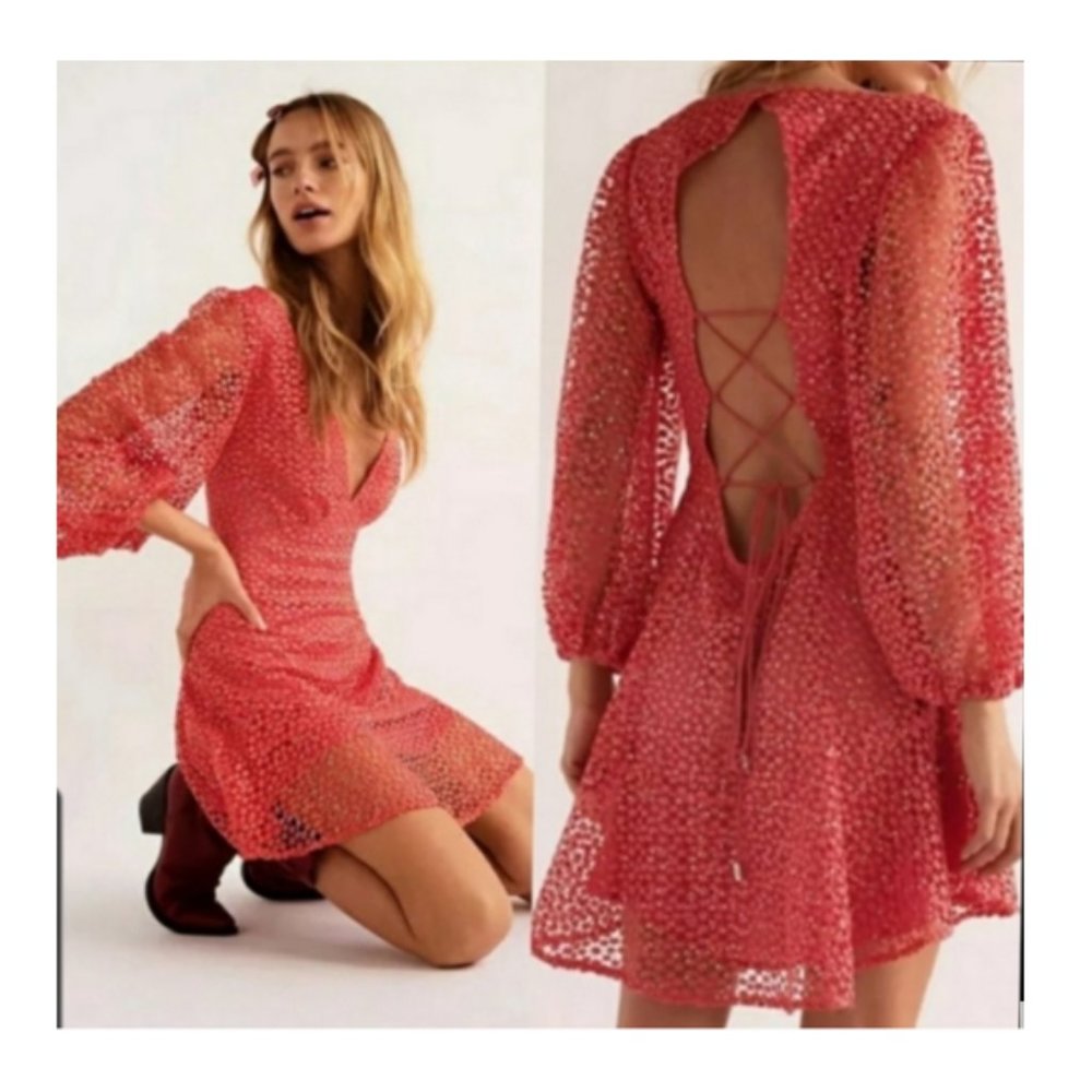 NWT Free People Kaya Sequin Mini Dress, Sz. S